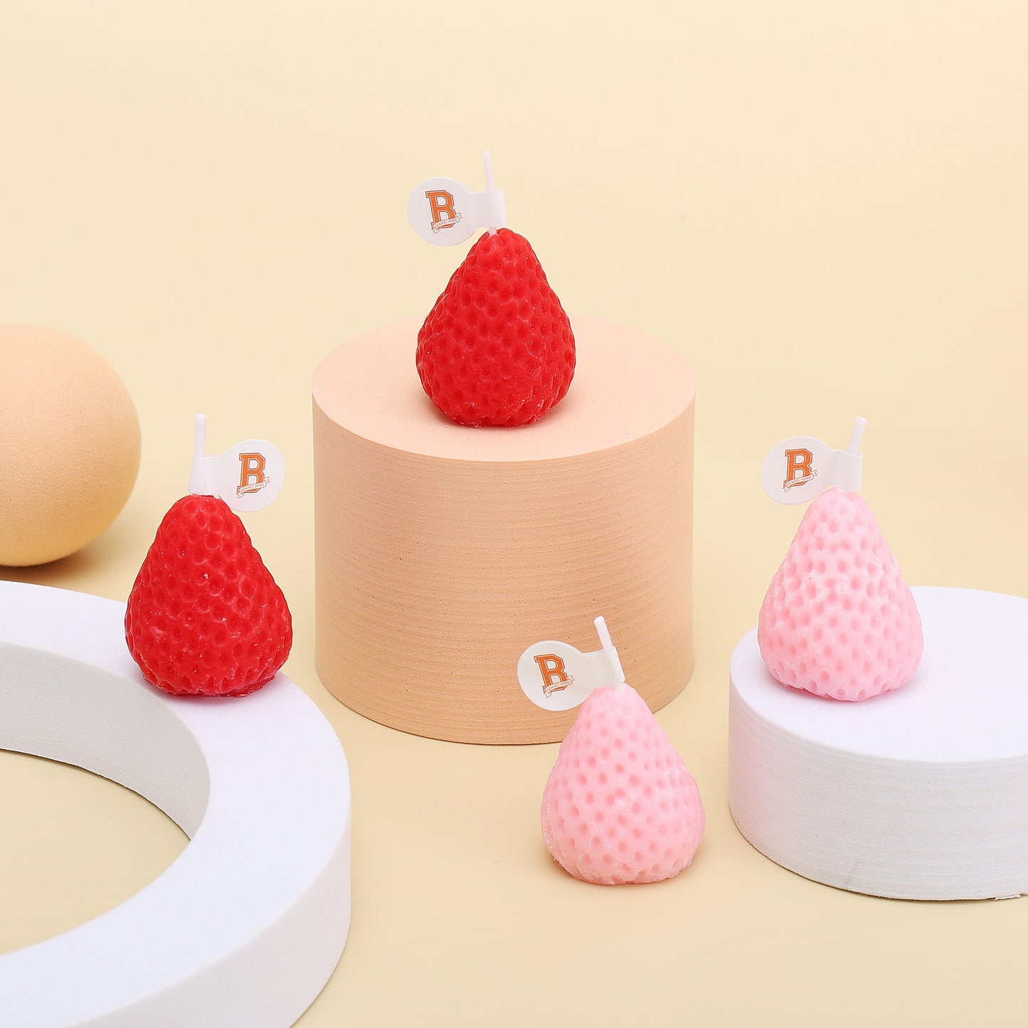 Strawberry Candle Set