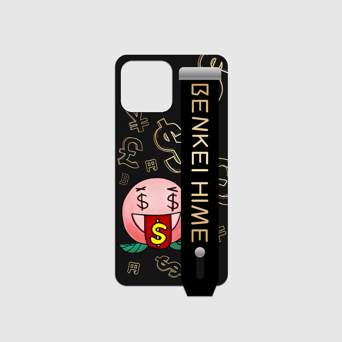 IPHONE Case-Cash Hime With Hand Strap