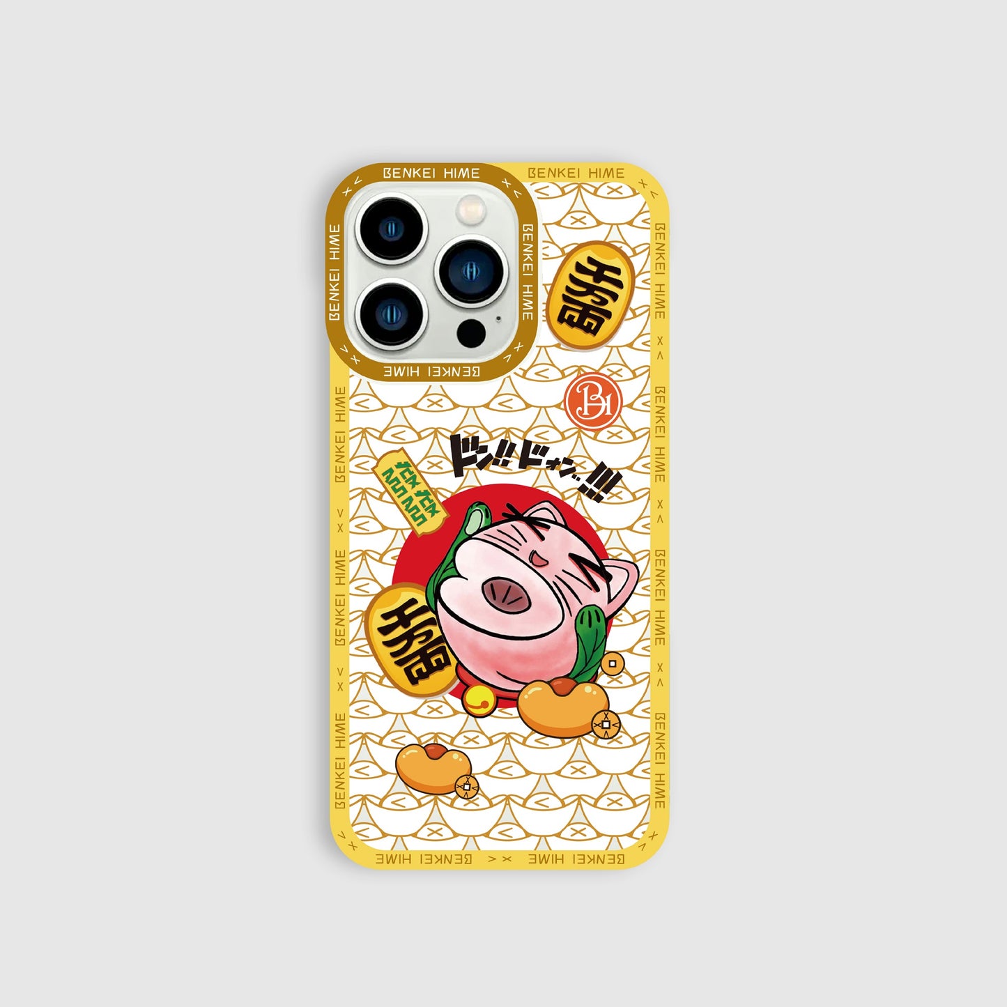IPHONE Clear Case-Lucky Cat Hime
