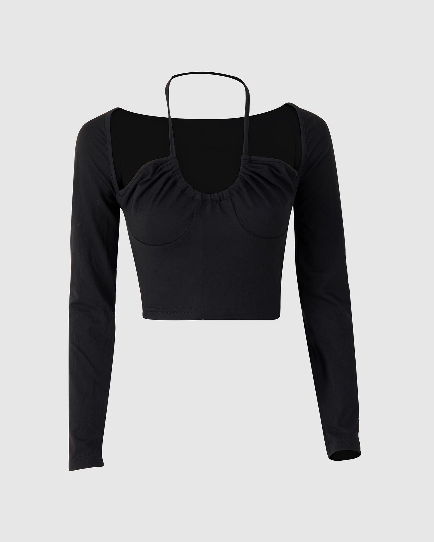 BH Longsleeve Halter Top